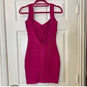 Like new!  fitted pink dress